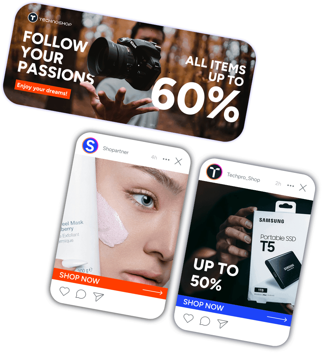 Lead generation ad creatives