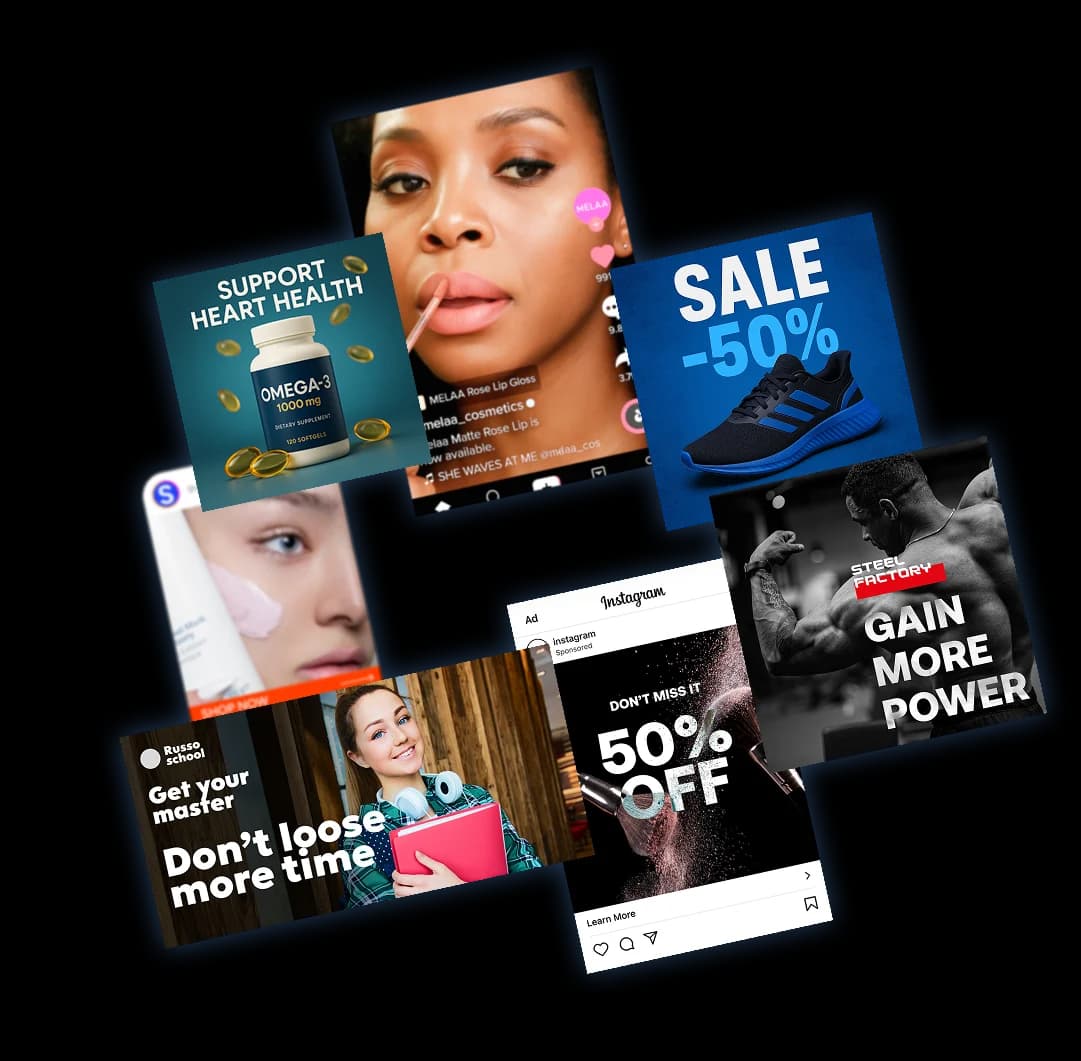 eCommerce dropshipping ad creatives